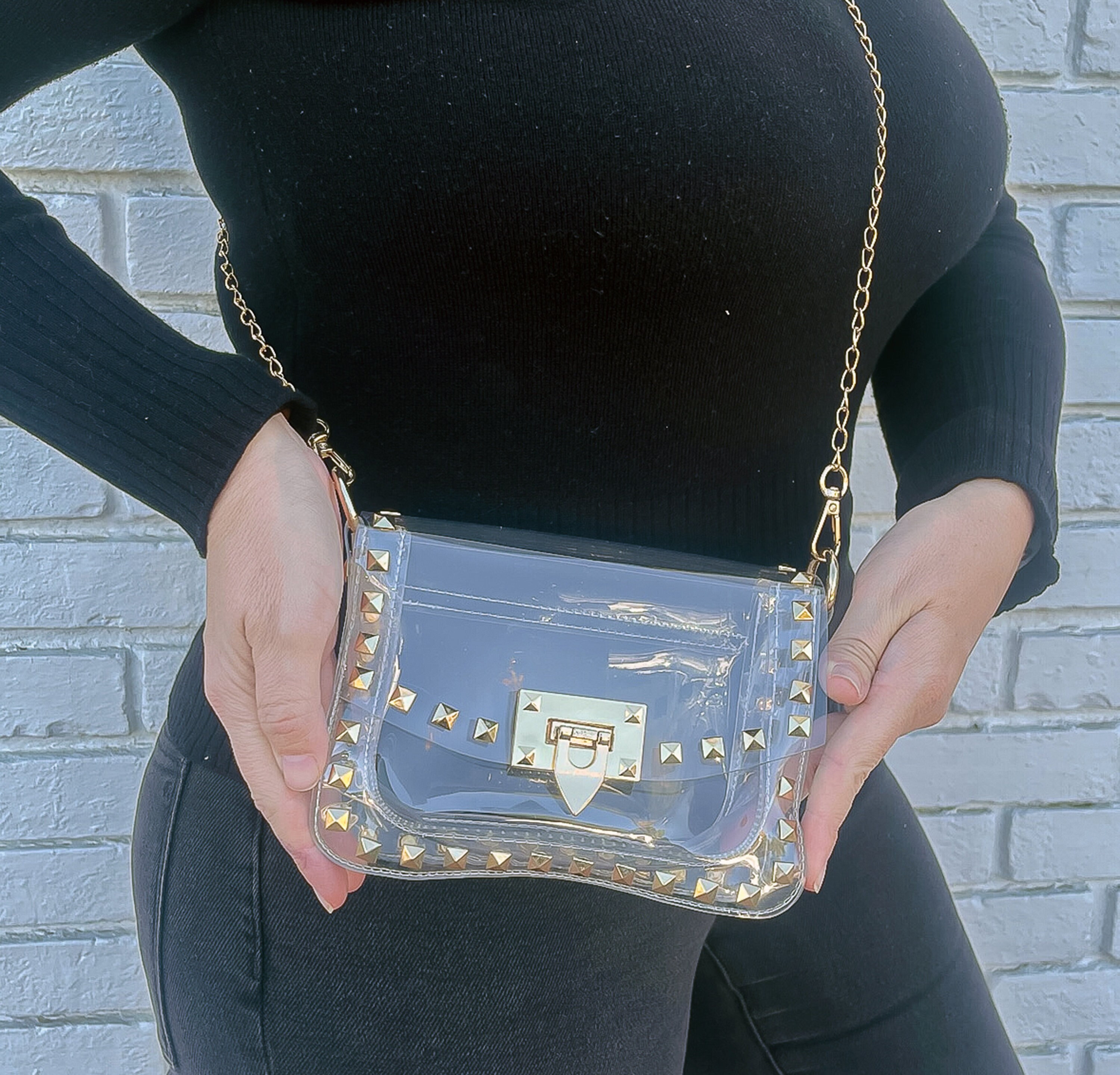 CuteClear Clear Acrylic Clutch Purse for Women Transparent Lucite Box  Crossbody Shoulder Bag Stadium Approved & Concert