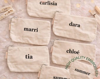 Personalized Bridesmaid Gift, Bachelorette Party Favor Bags