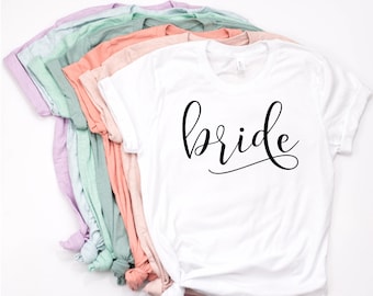 Bride Tshirt, I Said Yes, Wifey Shirt, Just Married Shirts, Gift for Wife, Engagement Gift, Honeymoon Gift, Bride, Shirt, Wifey, honeymoon