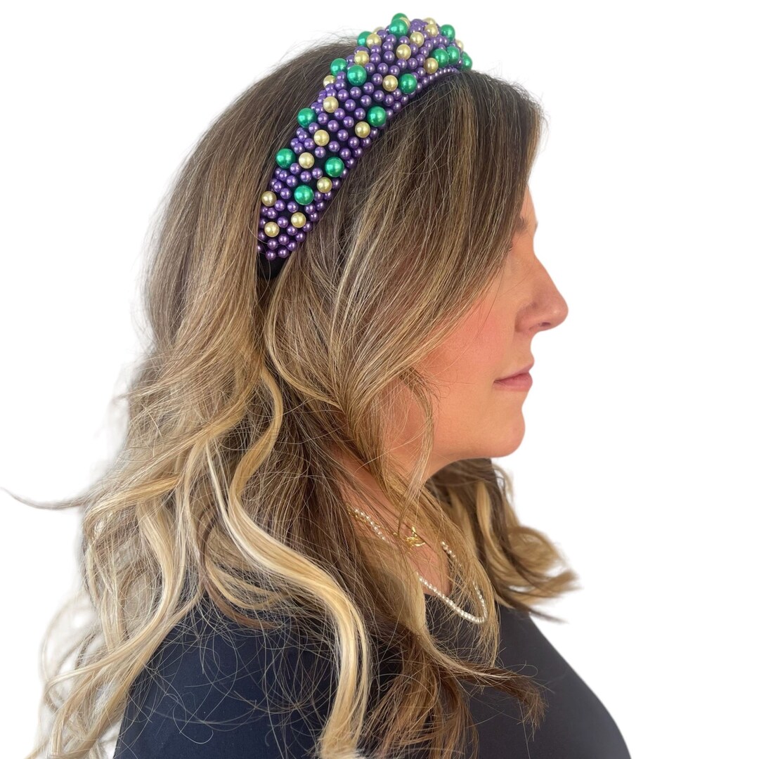 beaded mardi gras top