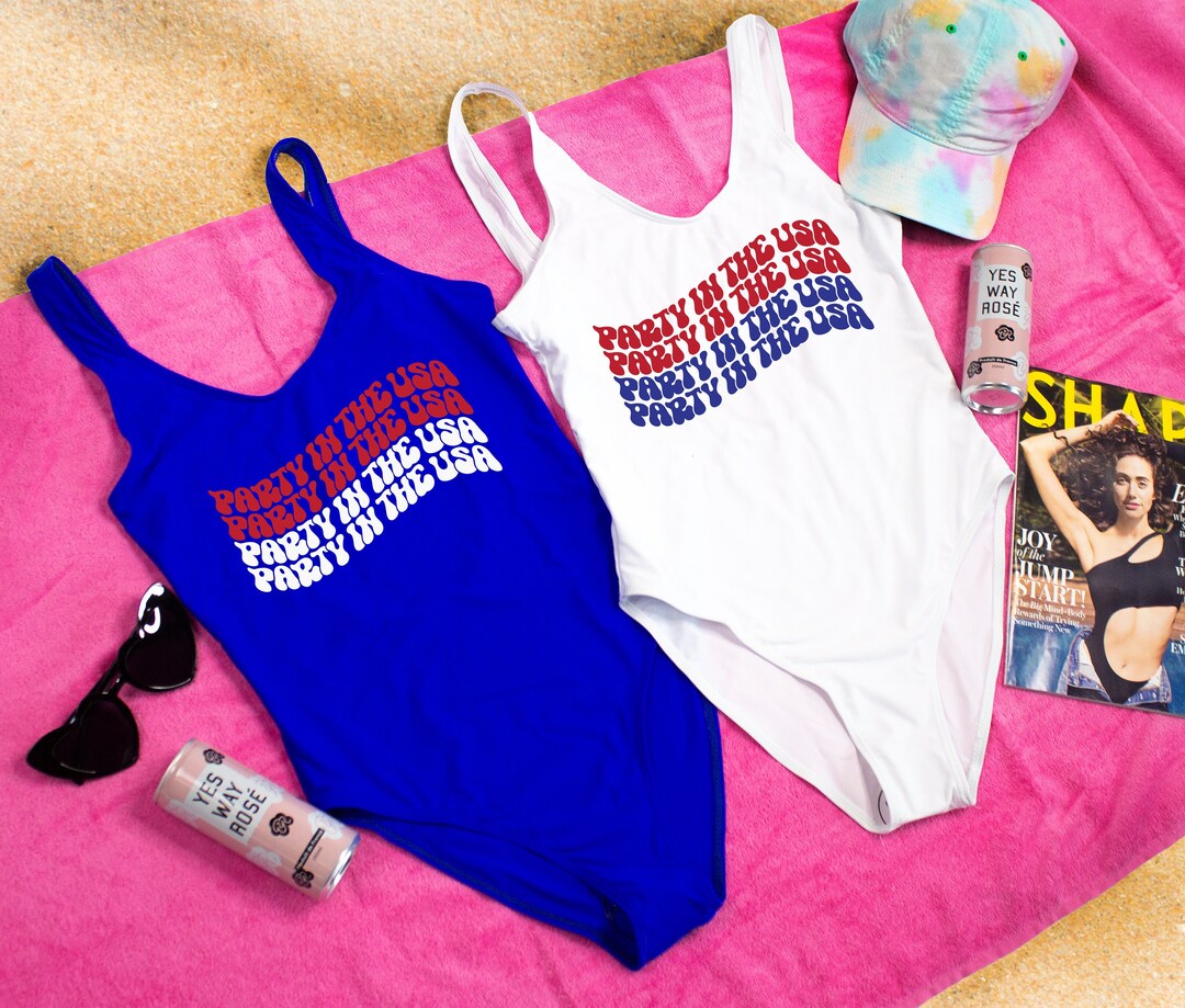 Party in the USA Fourth of July Bathing Suit Fourth of July - Etsy