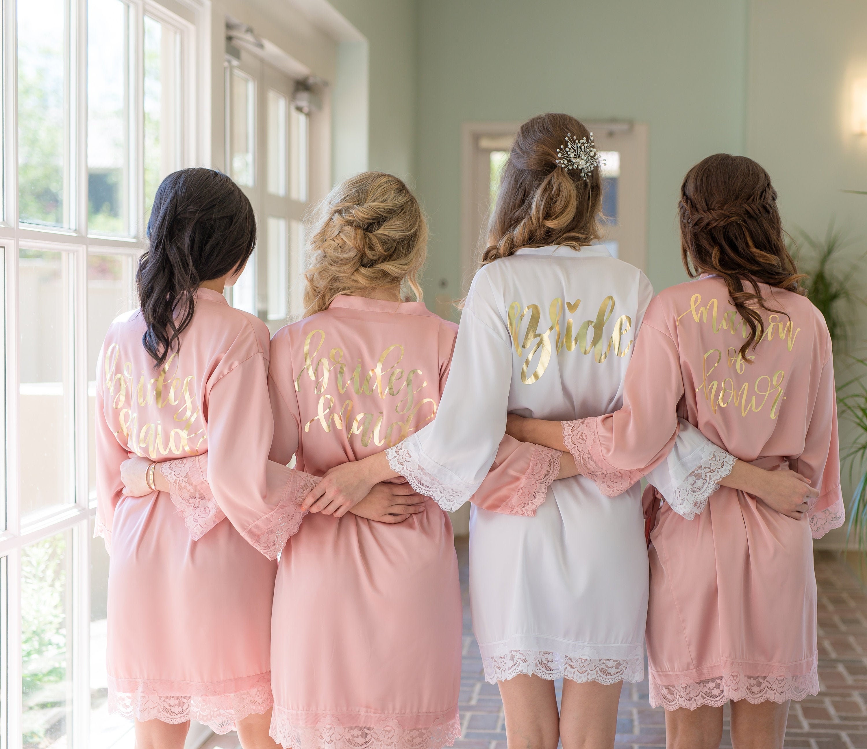Bridesmaid Robes Bridesmaid Robe Set Bridesmaid Gift Etsy