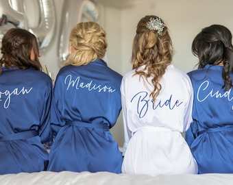 Getting Ready Outfits, Bridal Getting Ready Outfits, Bridal Party Robes Sets, Ruffle Robe, Bridesmaid Robes Blue, Charming Robes
