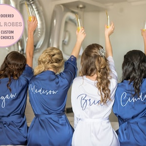 custom bridesmaid robe