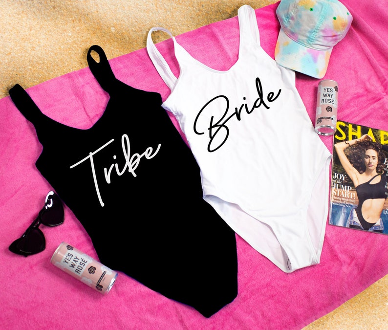 Bride and Tribe Bride Swimsuit Custom Swimsuit Babe Etsy