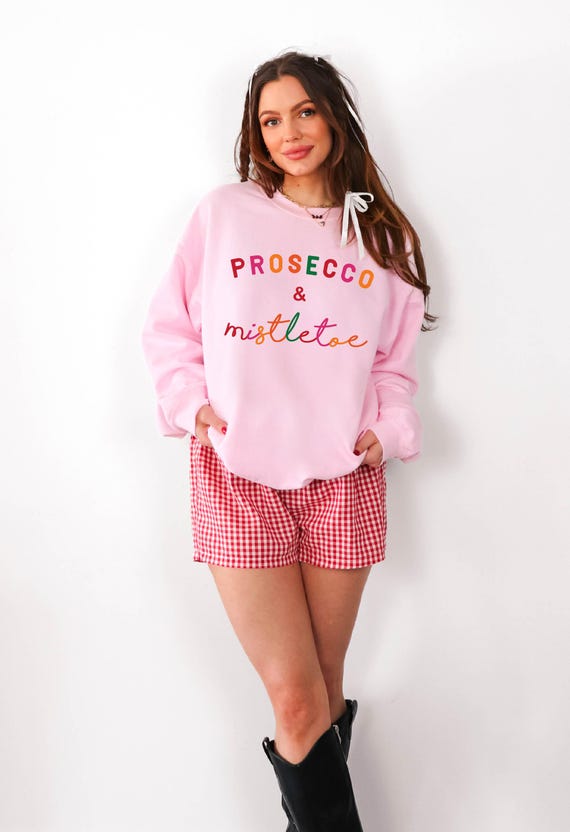 Champagne Sweatshirt, Christmas Sweatshirt, Christmas Cocktails, Christmas Apparel, Trendy Sweatshirt