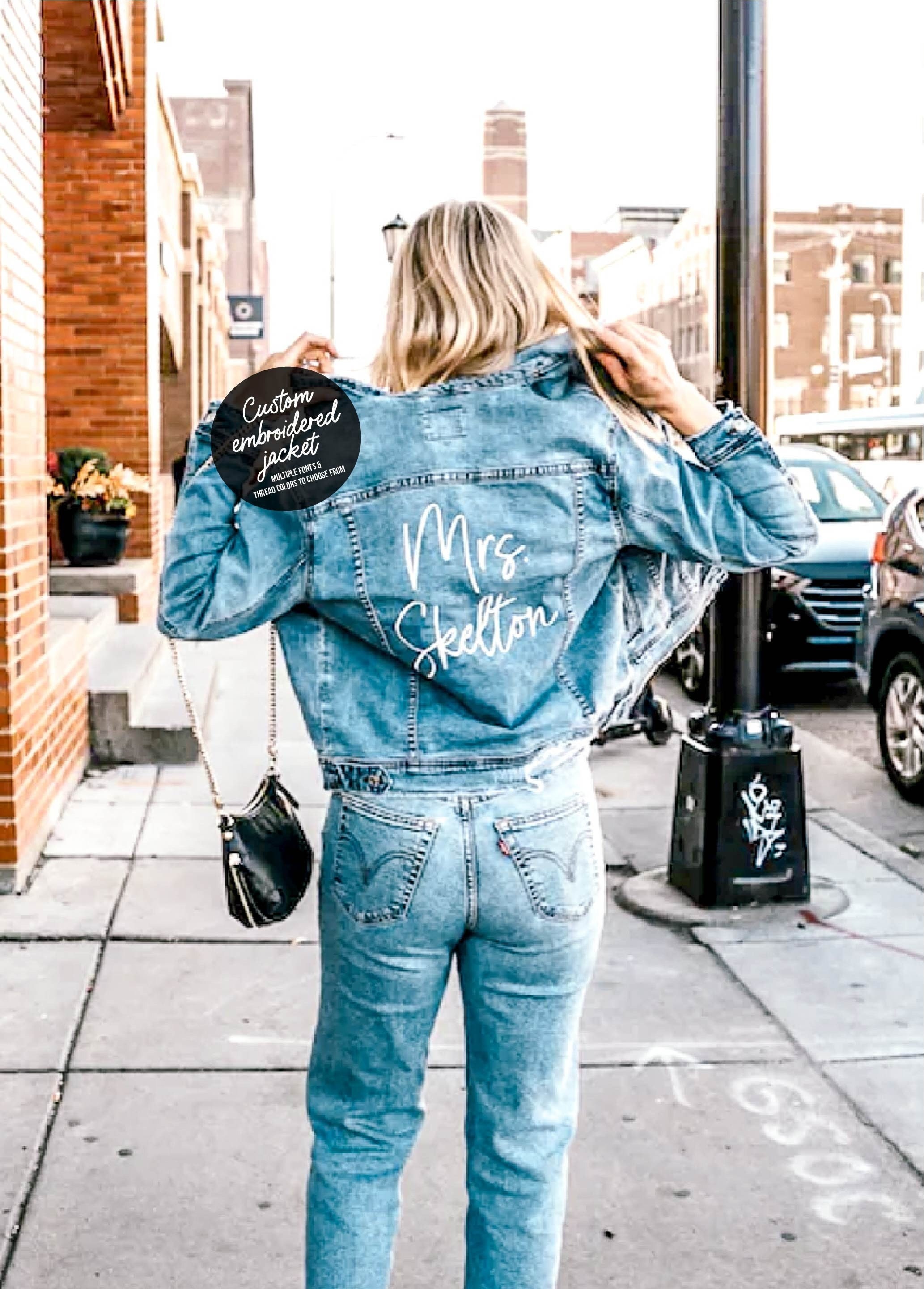 Monogrammed Jean Jacket – United Monograms