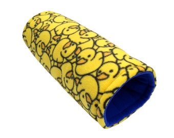 Fleece Tunnel for Guinea Pigs | Rubber Ducks Pattern