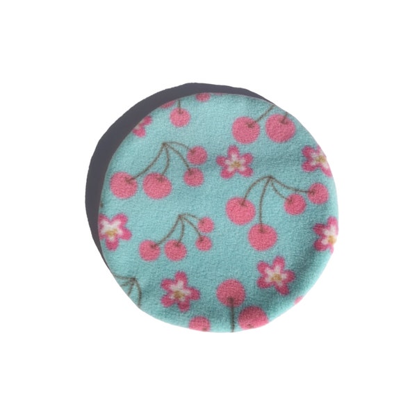 Replacement Fleece Cover for Microwavable Pet Heat Pad or Ice Pod | Cherry Blossom Print