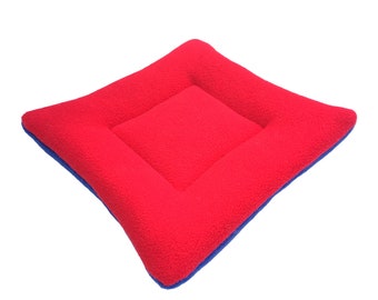 CUSTOM COLOURS Small Padded Fleece Sleeping Mat for Guinea Pigs, Hedgehogs and Small Pets