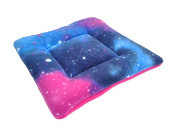 Padded Fleece Sleeping Mat for Guinea Pigs, Hedgehogs and Small Pets | Galaxy Print