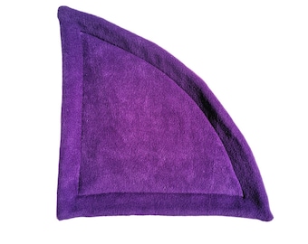 CUSTOM COLOURS Corner Absorbent Zorb Fleece Pet Pee Potty Pad for Guinea Pigs, Hedgehogs and Small Pets