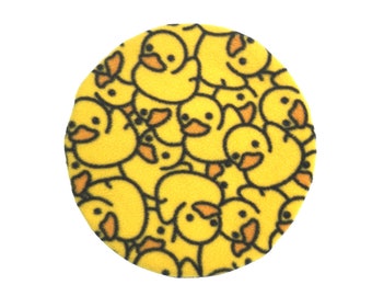 Replacement Fleece Cover for Microwavable Pet Heat Pad or Ice Pod | Rubber Ducks Print