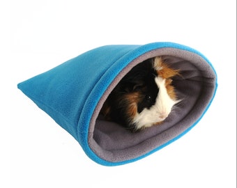 CUSTOM COLOURS Fleece Snuggle Sack, Sleeping Bag, Fleece Bonding Bag for Guinea Pigs, Pygmy Hedgehog, Rats, Degu