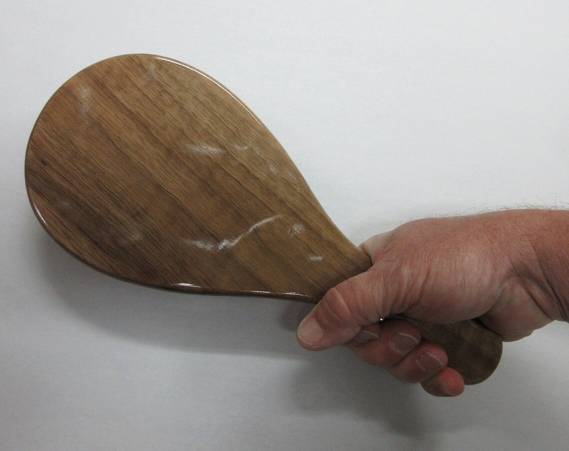 Black Walnut Paddleball Wood Spanking Paddle Handmade by Walt Etsy