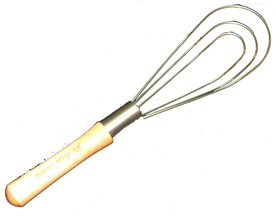 Flat Whisk-heavy Duty for Stiffer Batters and Dough. All Empty Spaces Are  Sealed so There is No Place for Batter or Dough to Get Stuck. 