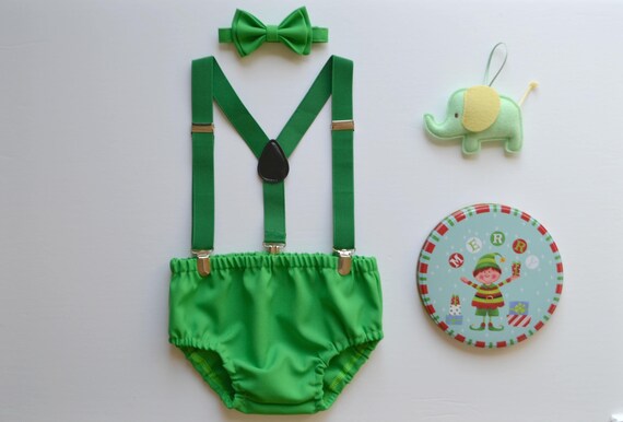 green cake smash outfit
