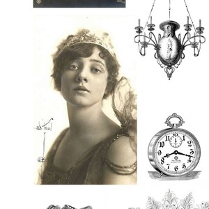 Instant download high resolution digital download  Sepia Women