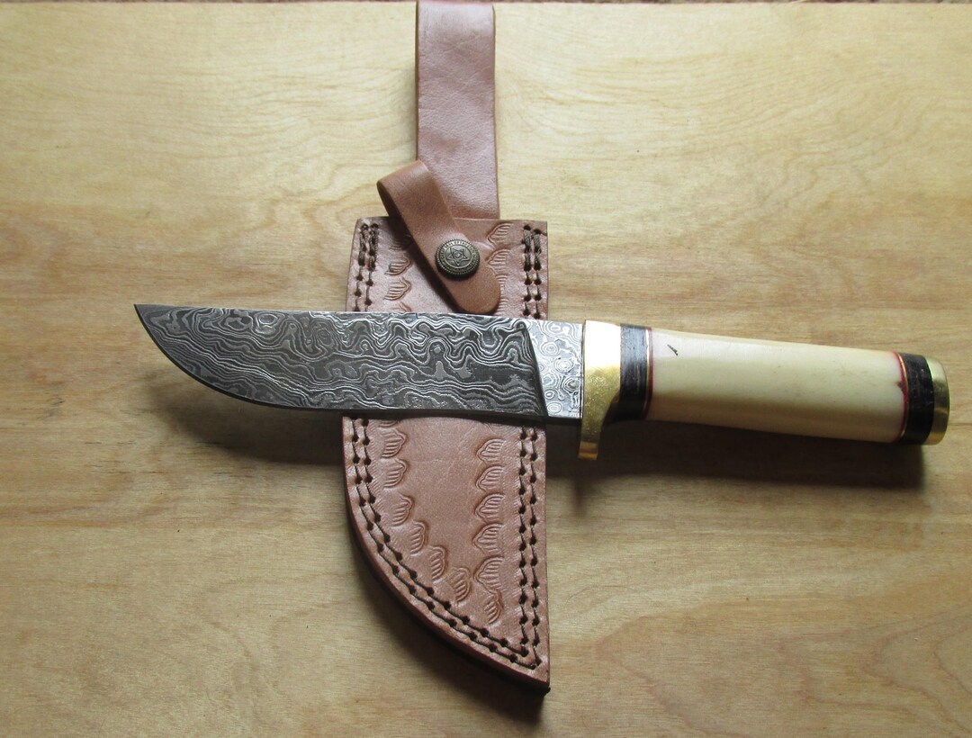 Damascus Steel Fixed Blade Knife, ,