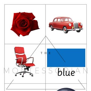 Conjunto completo de tarjetas educativas de clasificación de colores Archivo digital PDF