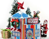 Miniature Christmas Village Toy Store PDF Pattern