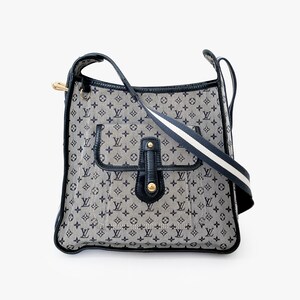 Louis Vuitton mini Lin dark blue sac maman shoulder bag