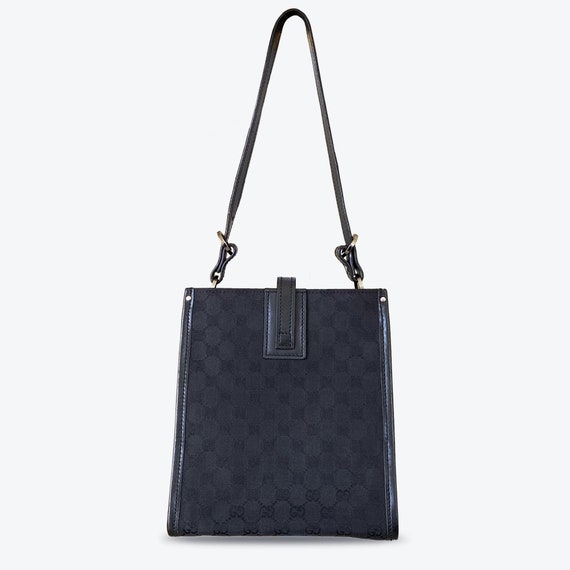 Authentic GUCCI GG Monogram Canvas Back Tote Shou… - image 2