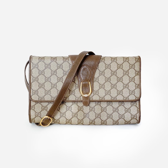 Gucci Vintage Gucci Accessory Collection GG Supreme Coated Canvas