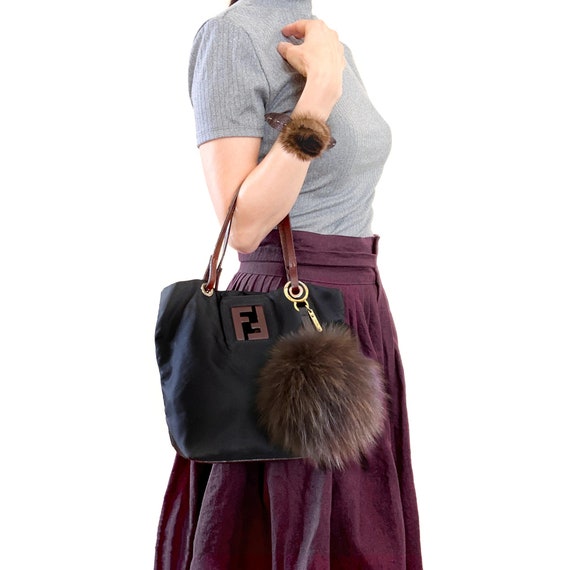 Fendi pom pom charm sale