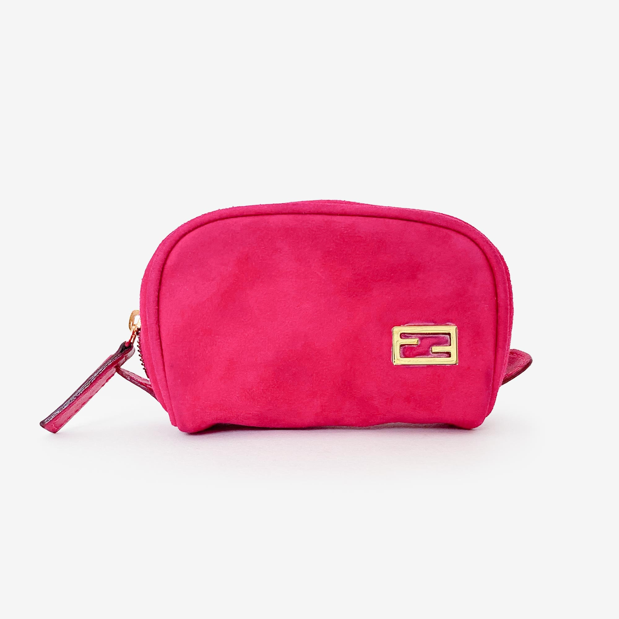 Pink fendi makeup bag hotsell
