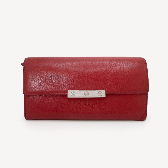 Authentic Cartier Love Collection Red Leather Wall