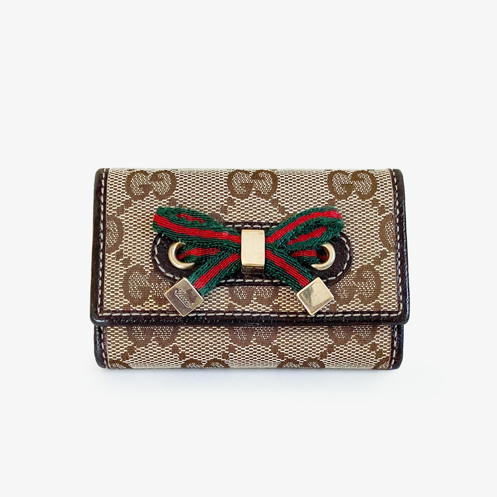Gucci Ophidia Key Pouch GG Supreme Pouch - Neutrals Wallets, Accessories -  GUC1354106