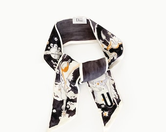 Vintage Christian Dior Silk Scarf | Christian Dior Scarf