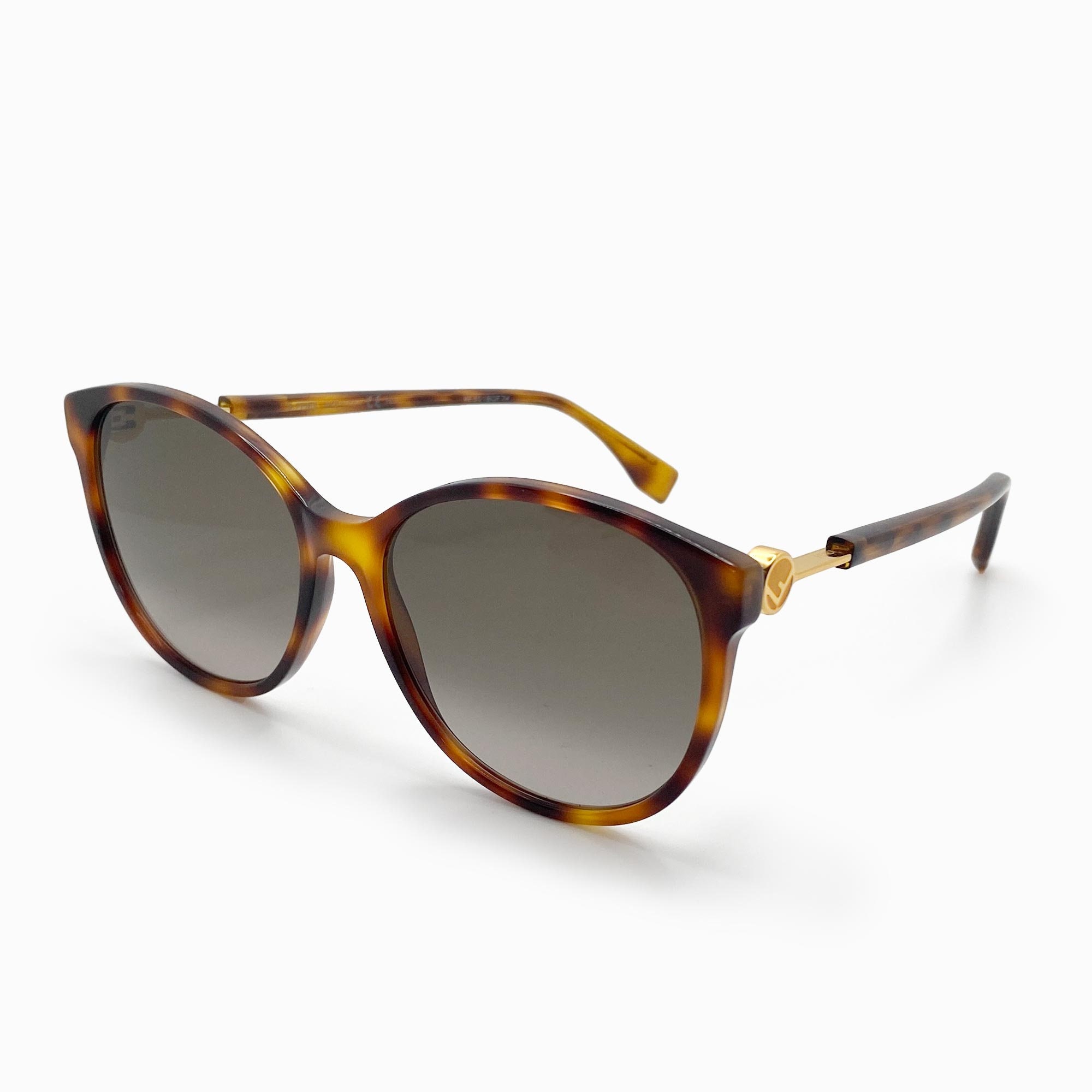 Authentic FENDI F is Fendi Gradient Cat Eye Brown Sunglasses  display picture 1