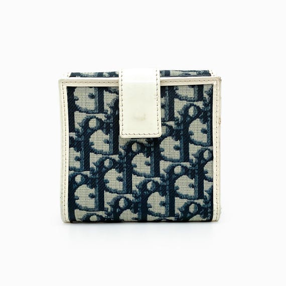 Authentic Christian Dior Trotter Oblique Diorissimo Small Wallet