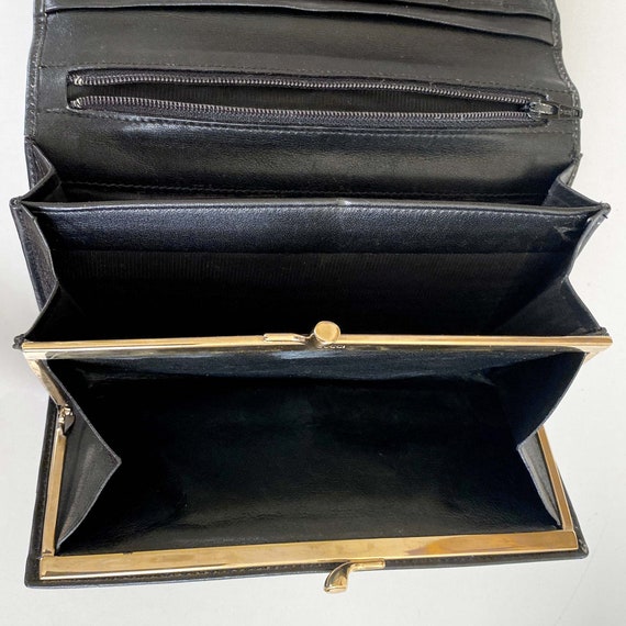 Authentic GUCCI Bamboo Bar Black Leather Card Cas… - image 8