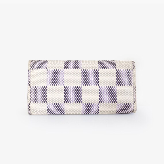 Louis Vuitton 6 Key Holder Damier Azur Blue White in Coated Canvas with  Blue - US