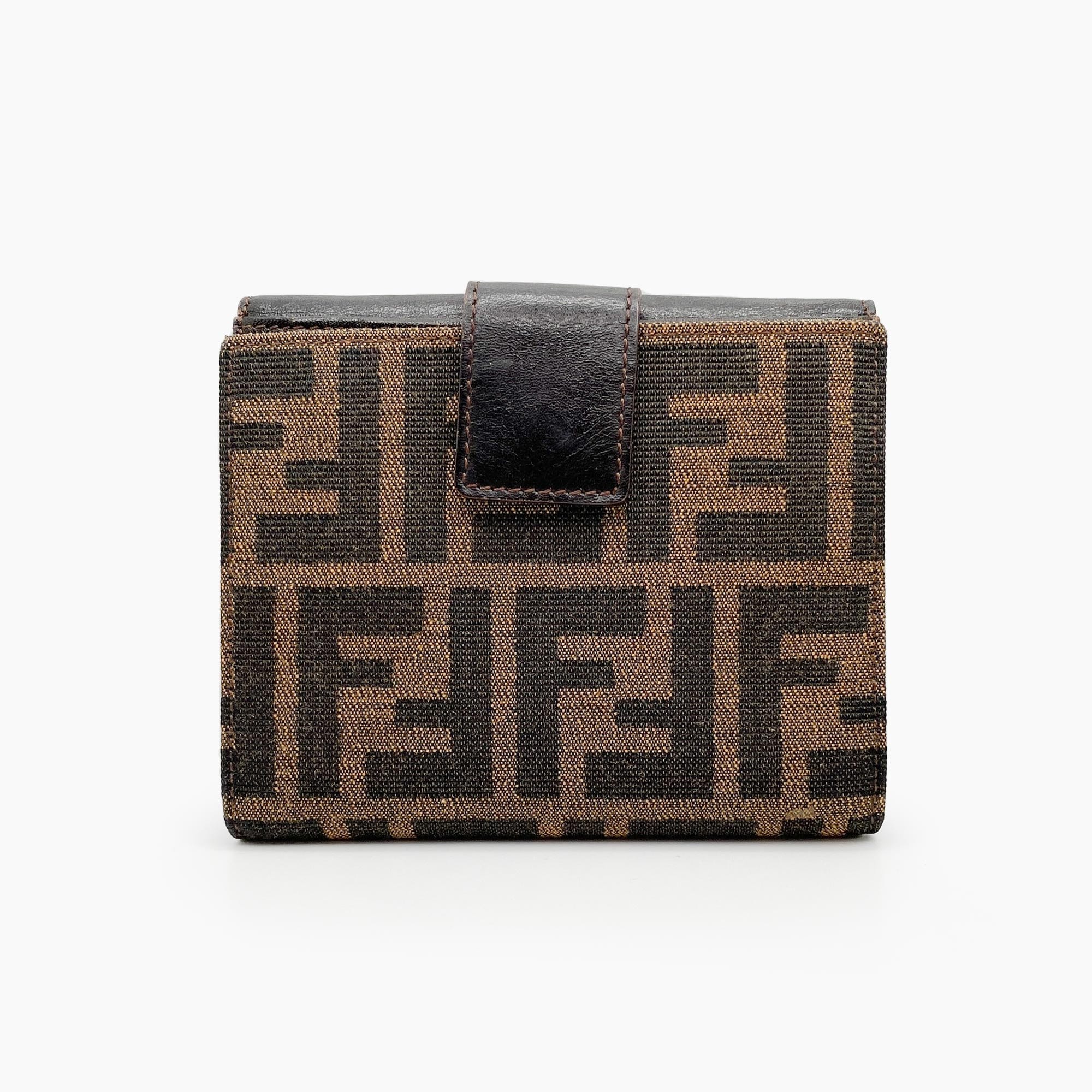 Fendi Zucca Canvas Bifold Wallet | Fomo Rochester, NY