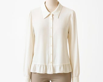 Vintage Prada White Button-down Dress Shirt – Size 38 - Etsy