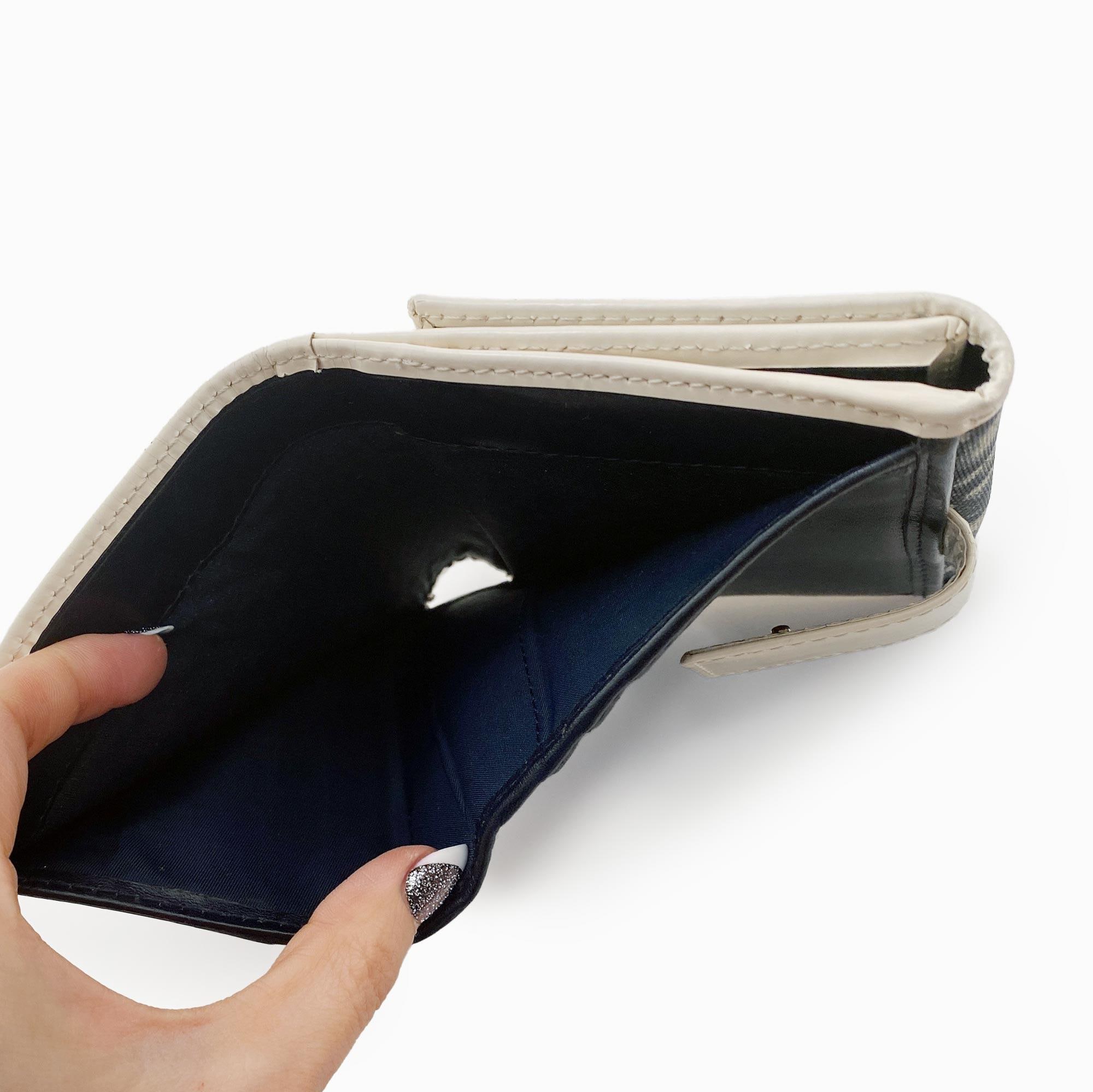 Authentic Christian Dior Trotter Oblique Diorissimo Small Wallet