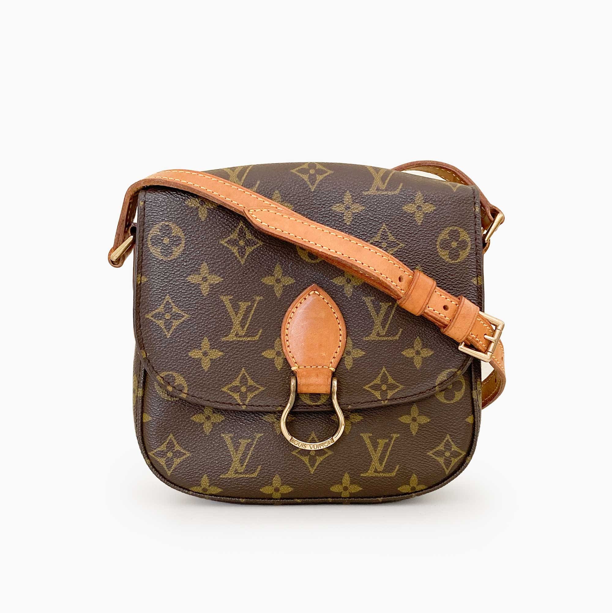 What Goes Around Comes Around Louis Vuitton Saint Cloud Crossbody Bag in  Brown