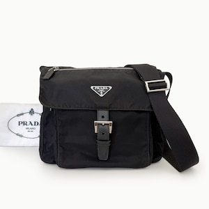 Vintage Prada Messenger Bag - Etsy