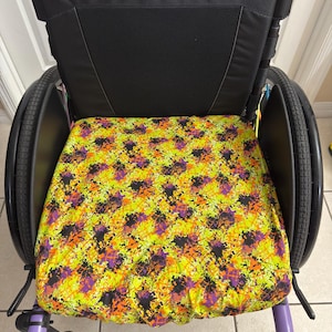 Wheelchair Seat/Cushion Cover (multiple designs)