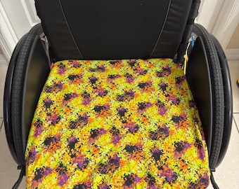 Wheelchair Seat/Cushion Cover (multiple designs)
