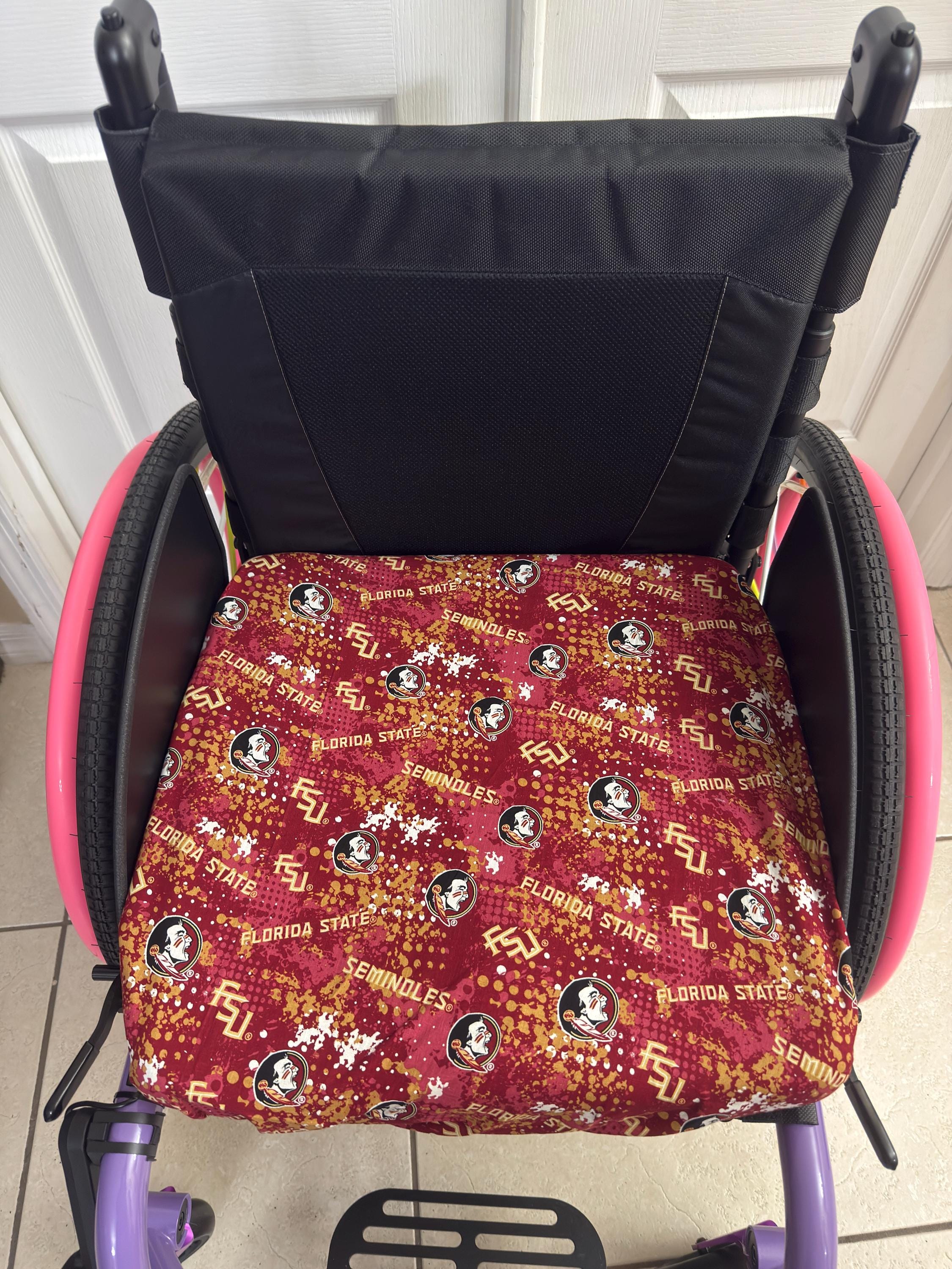 Wheelchair Seat/Cushion Cover (multiple designs)