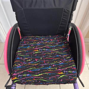 Wheelchair Seat/Cushion Cover (multiple designs)