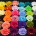 Shabby Chiffon Flowers, Chiffon Roses, Headband Flowers, Solid Color Chiffon Flowers, Wholesale Shabby Flowers, Shabby Flower Trim