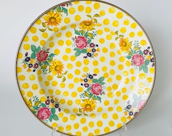 Mackenzie Childs Buttercup Large Rim Soup Bowl Retired