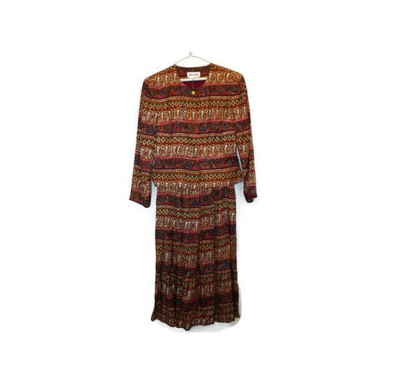 Vintage Maggy London Silk Suit