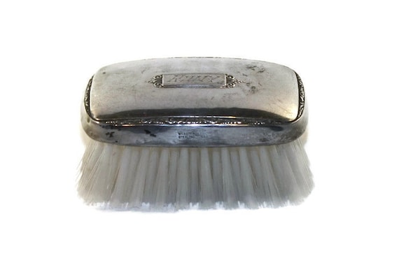 Vintage Webster Sterling Silver Baby Hair Brush - Baby Gift, Christening Gift, Newborn Gift
